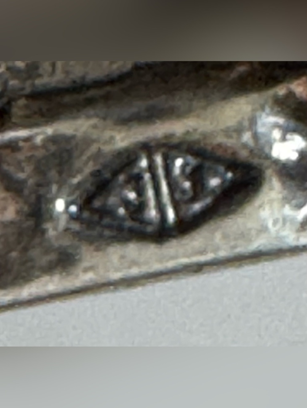 Judith Jack Sterling Marcasite Pendant with Clear Square Stone - Picture 6 of 7